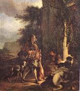 Jan Weenix After the Hunt oil